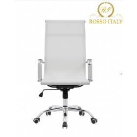 Комфортное и качественное ортопедическое кресло руководителя, модель МШ-1-51ХТ, обивка-сетка класса люкс от ROSSO ITALY, в цветах на выбор
