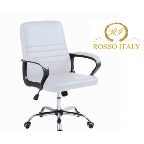 Кресло-секретарь ортопедическое компьютерное модель МШ-5-17 Удобная и качественная Высококлассная обивка под кожу PU в цветах на выбор от ROSSO ITALY