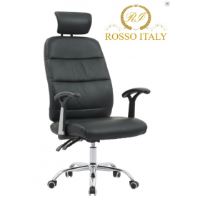 Комфортное и качественное ортопедическое кресло руководителя модели МШ-5-20 с обивкой PU производства ROSSO ITALY в двух цветах на выбор