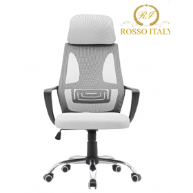 Кресло-секретарь ортопедическое компьютерное модель МШ-5-25 Удобная и качественная Высококлассная дышащая обивка от ROSSO ITALY в двух цветах на выбор